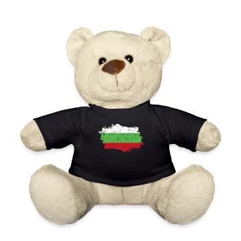Bulgarie Drapeau Grunge Bulgarie Drapeau - Nounours - noir - Devant