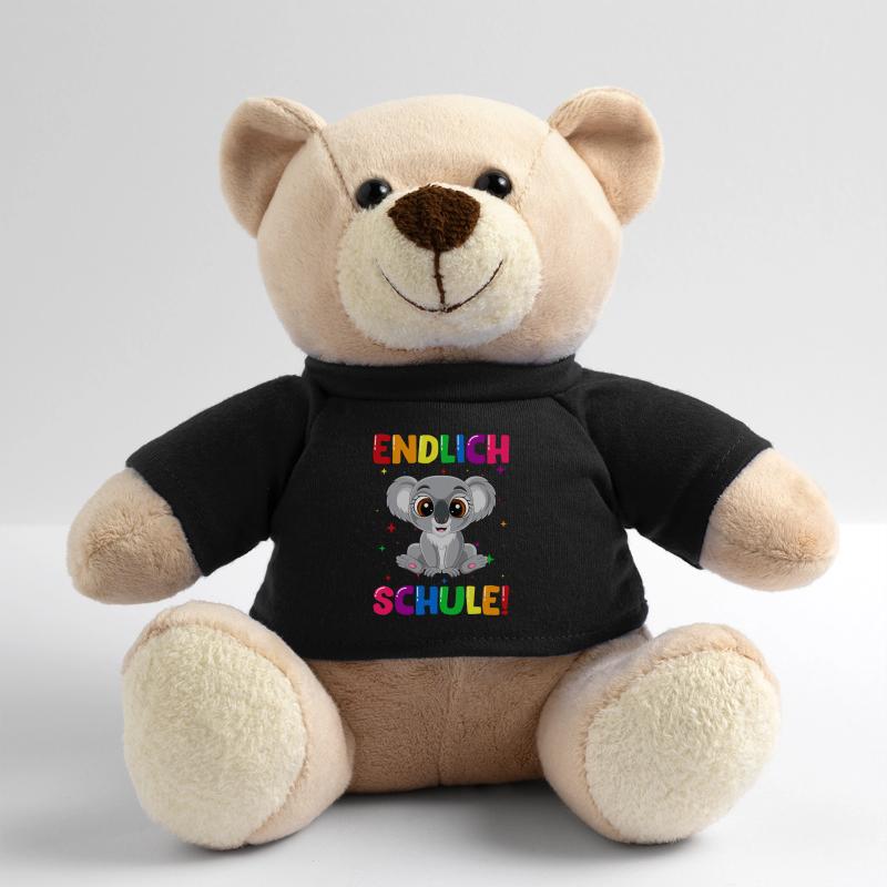 Endlich Schule Koala Einschulung Schulkind Teddy