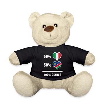 Brilliant Italien und Namibia / Geschenk - Teddy - Schwarz - Vorne