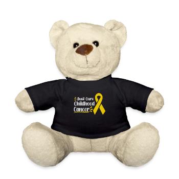 Childhood Cancer Awareness Month Mom Mother Gift - Teddy Bear - black - Front