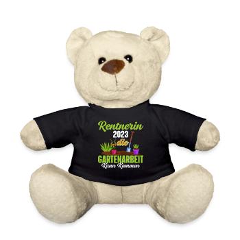 Rentnerin 2023 Gartenarbeit Rente Renteneintritt - Teddy - Schwarz - Vorne