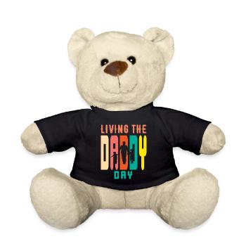 Living The Daddy Day Party Mit Befreundeten - Teddy - Schwarz - Vorne