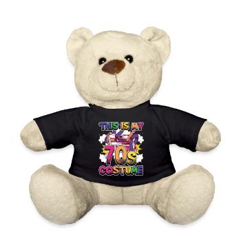 This is my 70s costume retro vintage hippy - Teddy Bear - black - Front