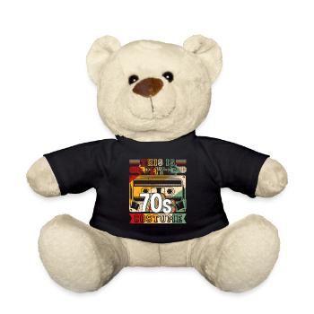 This is my 70s costume retro vintage hippy - Teddy Bear - black - Front