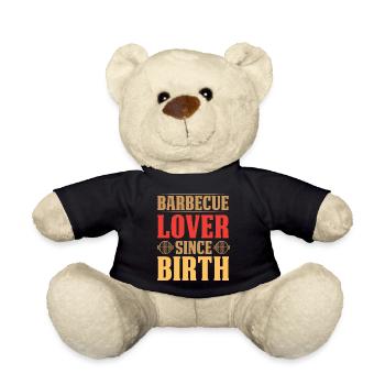 Grillliebhaber Seit Geburt – Grillen - Teddy - Schwarz - Vorne