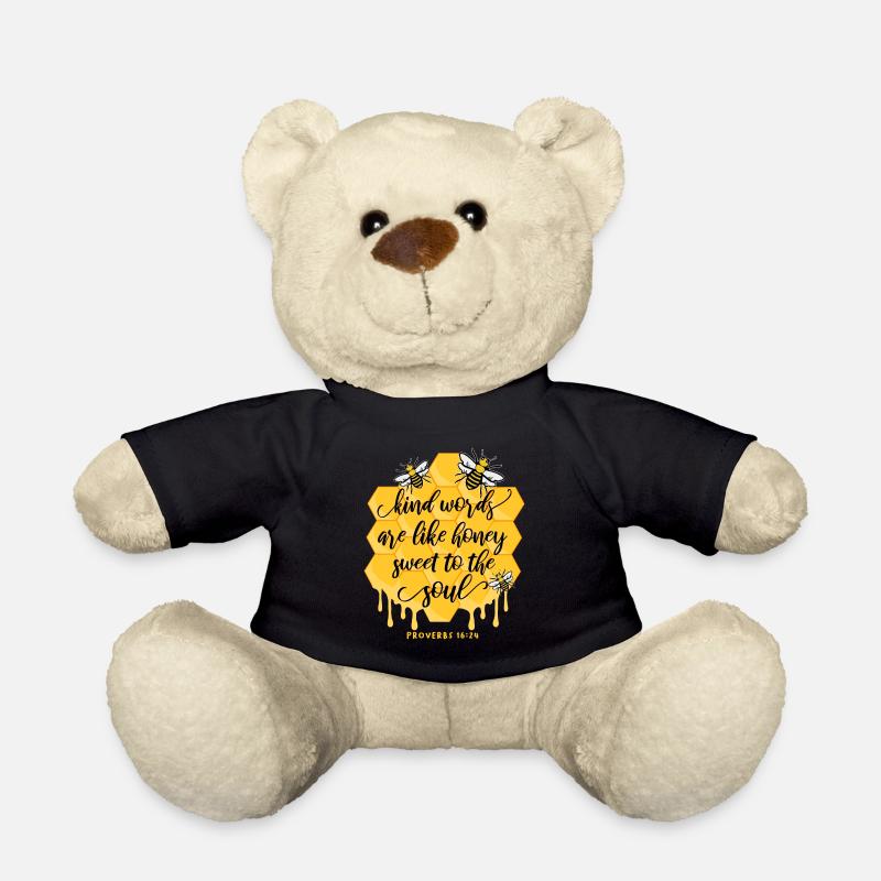 Christliches Bibel Zitat - Teddy - Schwarz