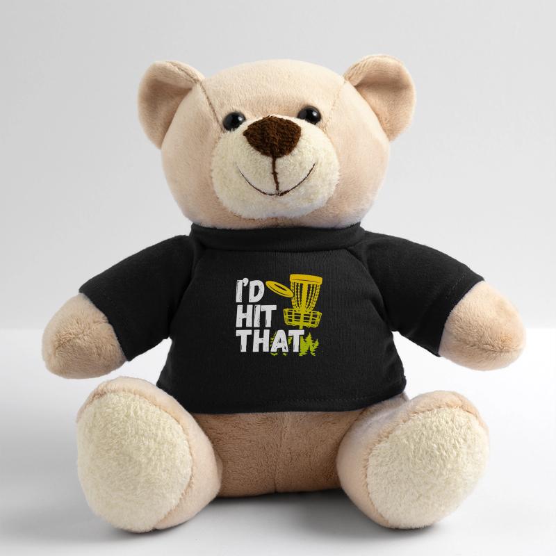 I beat the disc golf Teddy Bear
