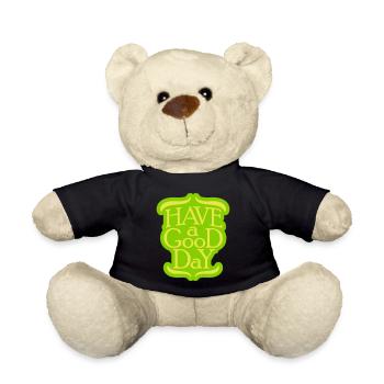 have a good day - Teddy - Schwarz - Vorne