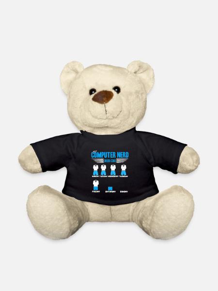 Funny My Computer Nerd Dress Code T-Shirt - Teddy - Schwarz