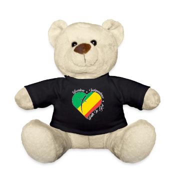 Freedom Faith in God - Congo - Teddy Bear - black - Front