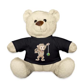 Monkey Yo-Yo - Teddy Bear - black - Front