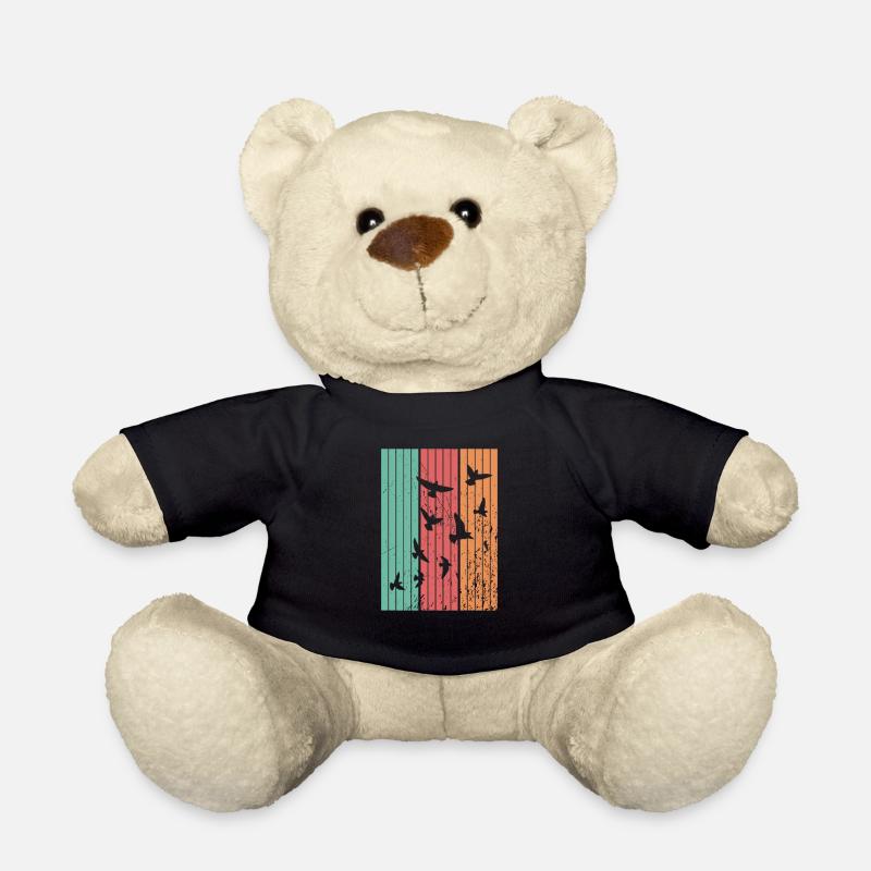 Vögel Zugvögel - Teddy - Schwarz