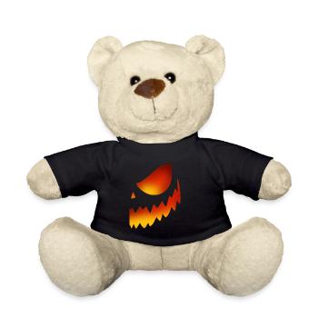 Partner Outfit Halloween Kürbis - Teddy - Schwarz - Vorne
