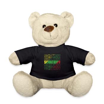 Schafkopf Kartenspiel Spielkarte Hobby - Teddy - Schwarz - Vorne