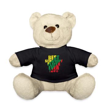 Best Schafkopfplayer ever Kartenspiel - Teddy - Schwarz - Vorne