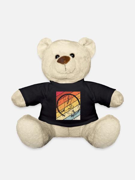 Friedenszeichen - Peace Frieden - Teddy - Schwarz