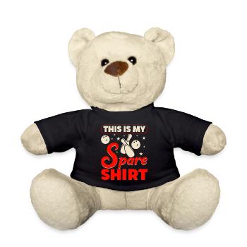Das Ist Mein Ersatzhemd Lustiger Bowling Bowler - Teddy - Schwarz - Vorne
