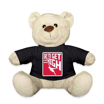 aiment se défoncer - Nounours - noir - Devant