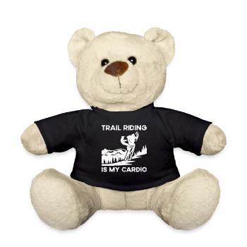 Snowmobile driver saying - Teddy Bear - black - Front