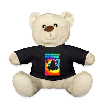 Frog Hippie Tie Dye - Teddy - Schwarz - Vorne