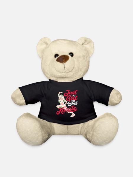 Fleurs Karaté Femme Fille - Nounours - noir