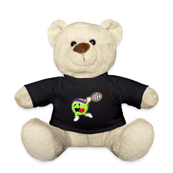 Raquette de tennis balle de tennis - Nounours - noir - Devant