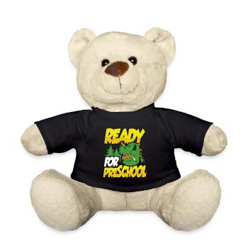 Dino Bereit Für Die Vorschule - Teddy - Schwarz - Vorne