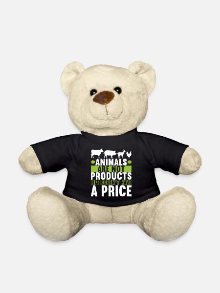 Vegan Vegetarier - Teddy - Schwarz