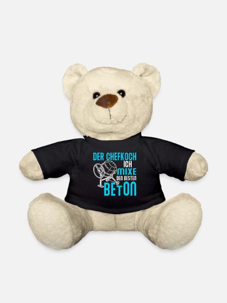 Ich mixe den besten Beton Betonbauer - Teddy - Schwarz