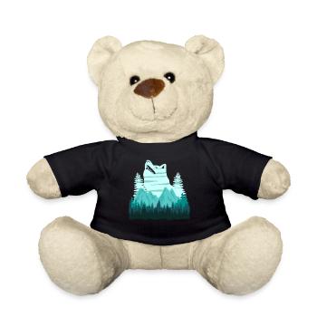 White Shepherd Mountains Shepherd Dogs - Teddy Bear - black - Front