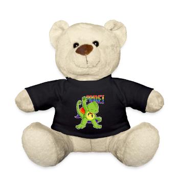 Chameleon I LGBTQ Flag I Rainbow Flag I Gay Pride - Teddy - Schwarz - Vorne