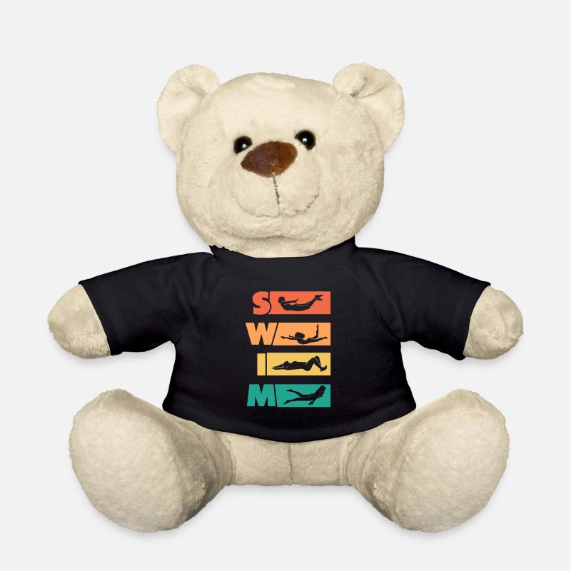 Schwimmen - Teddy - Schwarz