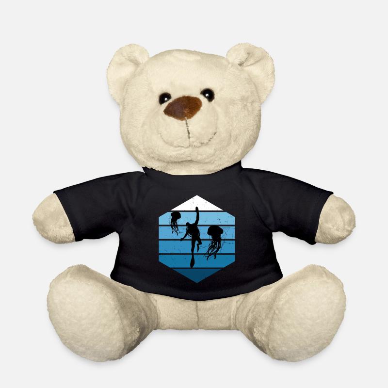 Plongeur plongeur Plongeurs Hommes Plongeurs sous-marins - Nounours - noir