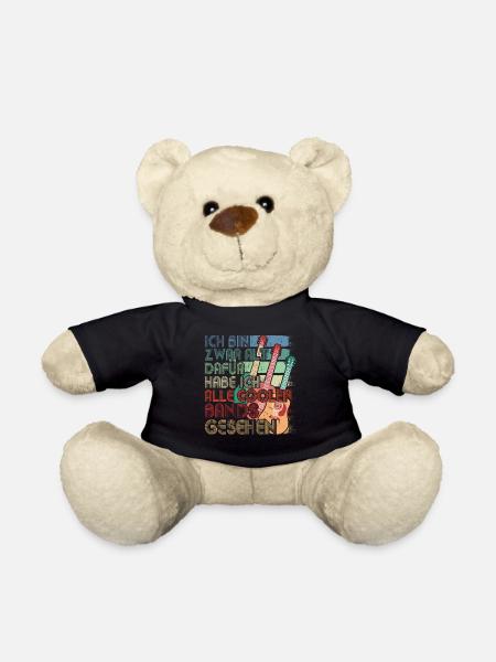 Rocker und Gitarrenliebhaber alle coolen Rockbands - Teddy - Schwarz