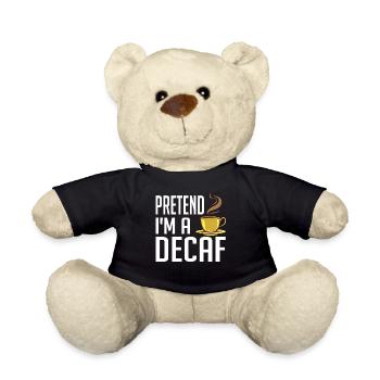 Decaffeinated Coffee Caffeine Caffeine Free - Teddy Bear - black - Front