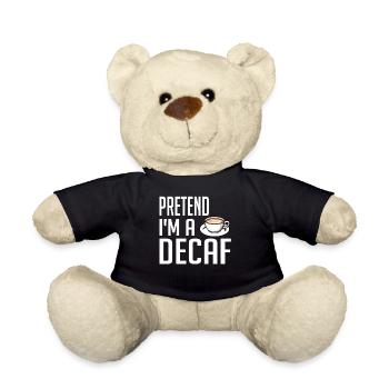 Decaffeinated Coffee Caffeine Caffeine Free - Teddy Bear - black - Front