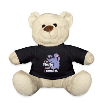 Flauschiges Chinchilla - Teddy - Schwarz - Vorne