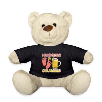 Huggies and Chuggies 17 - Teddy Bear - black - Front