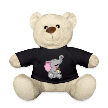 Elefant Waffeleis - Teddy - Schwarz - Vorne