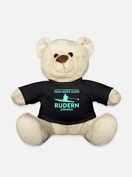Rudern Ruderer Ruderboot Kanu Rudersport - Teddy - Schwarz