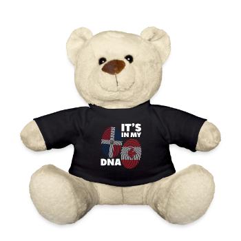 Kanada Dominikanischen Republik Flagge - Teddy - Schwarz - Vorne