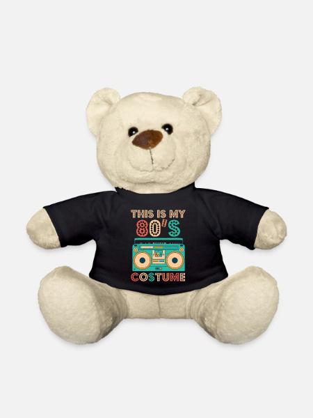 This Is My 80s Costume Shirt 1980s Retro Vintage - Teddy Bear - black