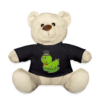 Chapeau haut-de-forme Gentleman Caterpillar - Nounours - noir - Devant