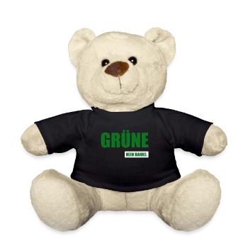 Grüne Nein Danke - Teddy - Schwarz - Vorne