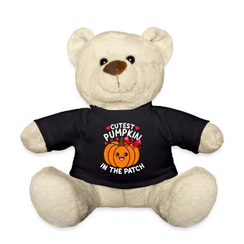 Citrouille la plus mignonne de la famille I Mignon Halloween - Nounours - noir - Devant