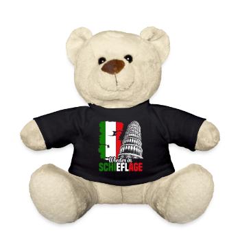 Schiefe Turm Pisa wieder in Schieflage Italien - Teddy - Schwarz - Vorne