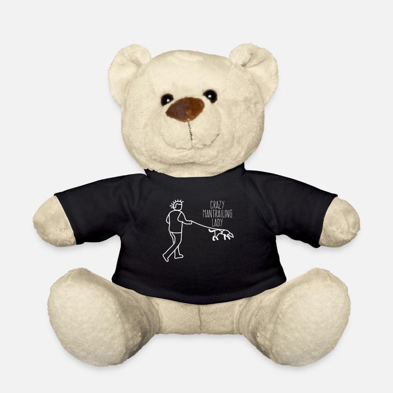 Mantrailing Lady Search Dog Mantrailer - Teddy Bear - black