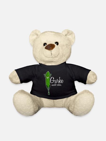 Gurke Gurken - Teddy - Schwarz