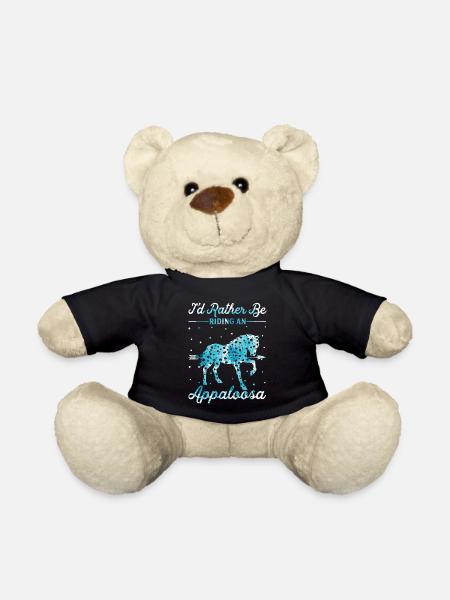 Reiten Eines Appaloosa -Pferdes - Teddy - Schwarz