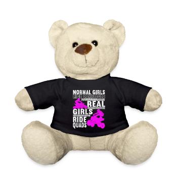 Quad Bike Quad Riders - Teddy Bear - black - Front